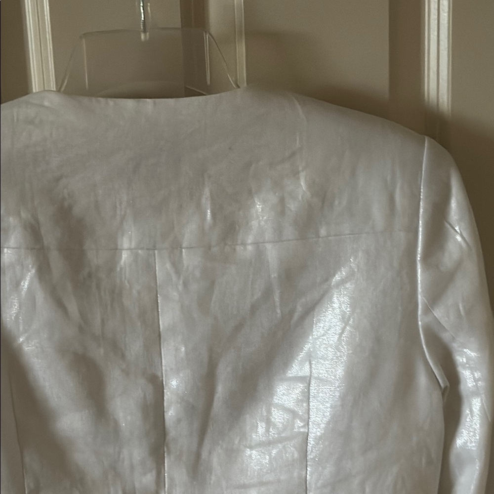 Vince Camuto Women's White Jacket Size 8 EUC - Picture 14 of 14